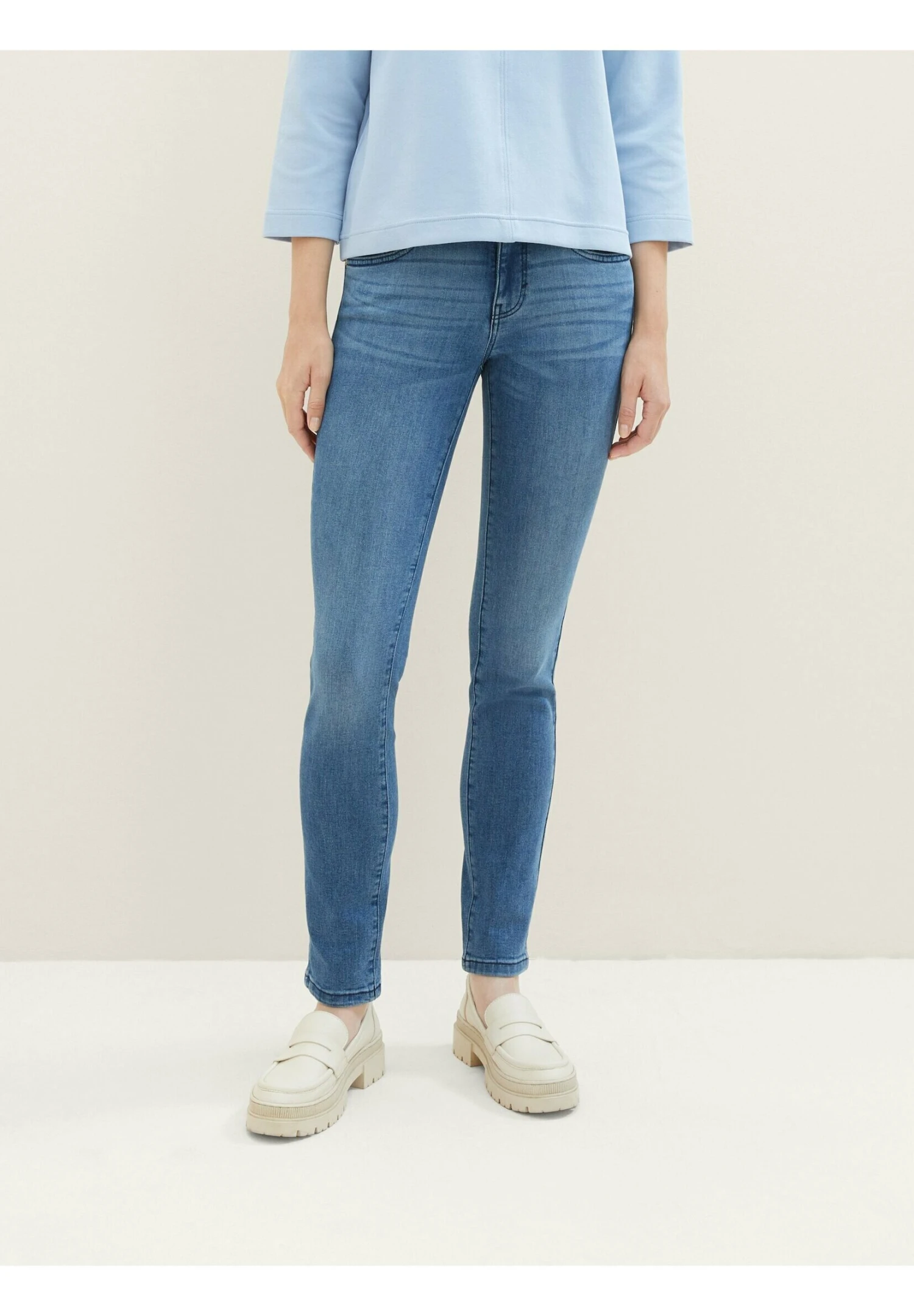 Tom Tailor Alexa - Jean Slim - Light Stone Wash Denim 3 Tom Tailor Alexa - Jean Slim - Light Stone Wash Denim