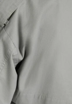 BERSHKA Trench - Grey -Next Soldes 01b784556a6c40a8a4d90887f6c43400