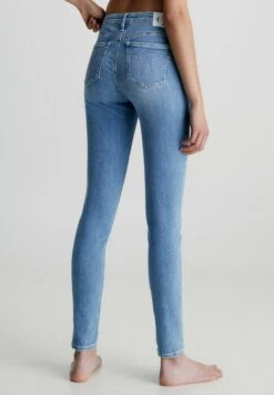 Calvin Klein Jeans Mid Rise - Jeans Skinny - Denim Medium -Next Soldes 01bb1096408247589a45edb7d6c808d3