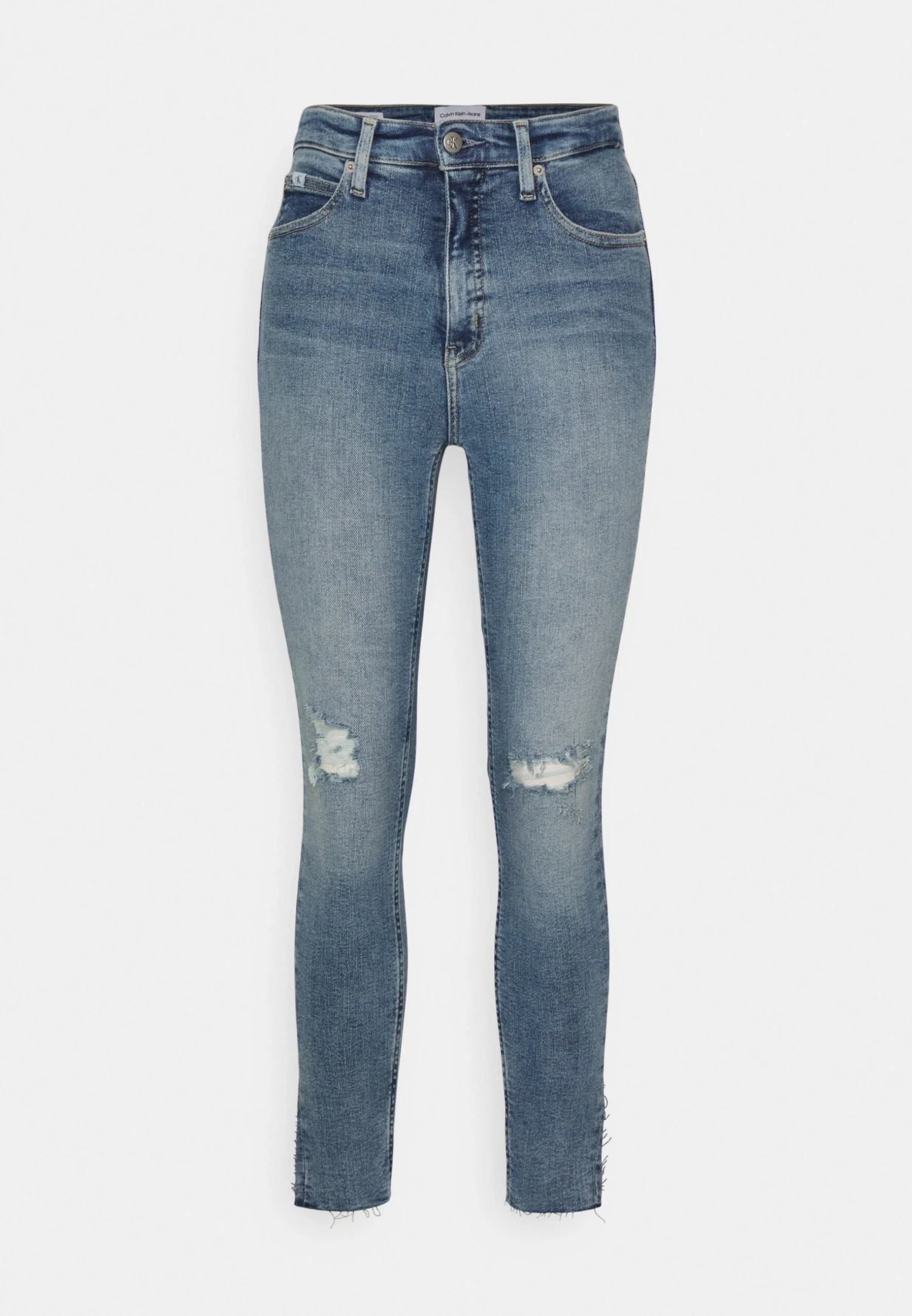 Calvin Klein Jeans High Rise Super Skinny Ankle - Jeans Skinny - Denim Light 6 Calvin Klein Jeans High Rise Super Skinny Ankle - Jeans Skinny - Denim Light – Image 4
