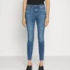 7 For All Mankind Hw Skinny Slim Illusion Outer - Jeans Skinny - Mid Blue -Next Soldes 03687575dbaf4f448c05bd6760aa7883
