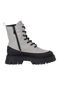 Tamaris Stiefelette - Bottines À Plateau - Grey Lea. Blk -Next Soldes 0379e38f807040249b86a9d956338515