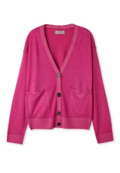 Ultrafine - Gilet - Rosa Garment Dyed Fuchsia -Next Soldes 037a2520f8ec4b109bbb28997520619c