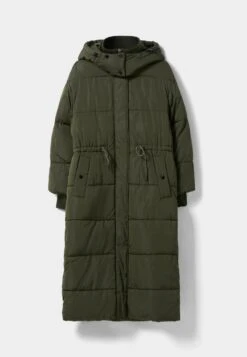 BERSHKA Long - Manteau D'Hiver - Khaki -Next Soldes 0483295929374f5c963be5ea12ab62d2