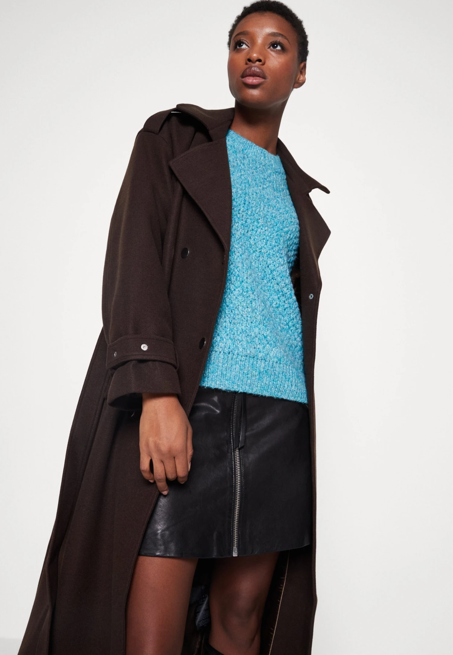 ONLY Onlsepia Emma X-Long - Trench - Mulch 6 ONLY Onlsepia Emma X-Long - Trench - Mulch – Image 4