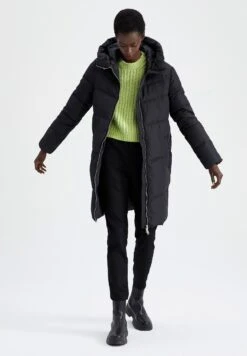 DeFacto Relax Fit - Manteau D'Hiver - Black -Next Soldes 05b53db733514968a88aeb61979736ce