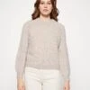 Vila Vijamina - Pullover - Natural Melange -Next Soldes 05ecc3e4c91040ca82e96cc6ce81869e
