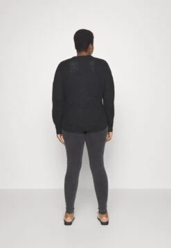 Onccarol Nice Cardigan Plus Size - Gilet - Black 10 Onccarol Nice Cardigan Plus Size - Gilet - Black -Next Soldes 07895697eb21402a81768f2fd65fce89