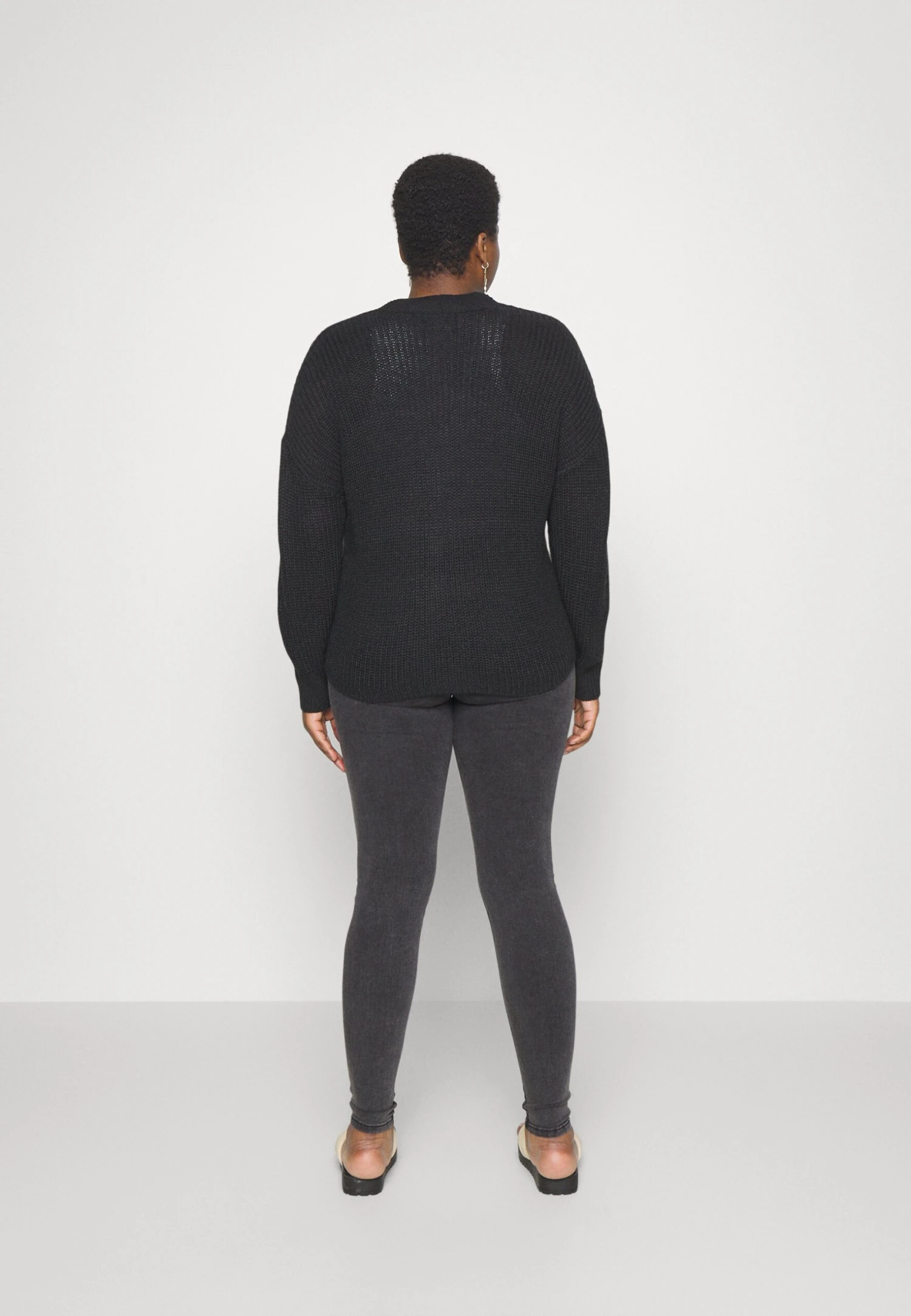 Onccarol Nice Cardigan Plus Size - Gilet - Black 5 Onccarol Nice Cardigan Plus Size - Gilet - Black – Image 3