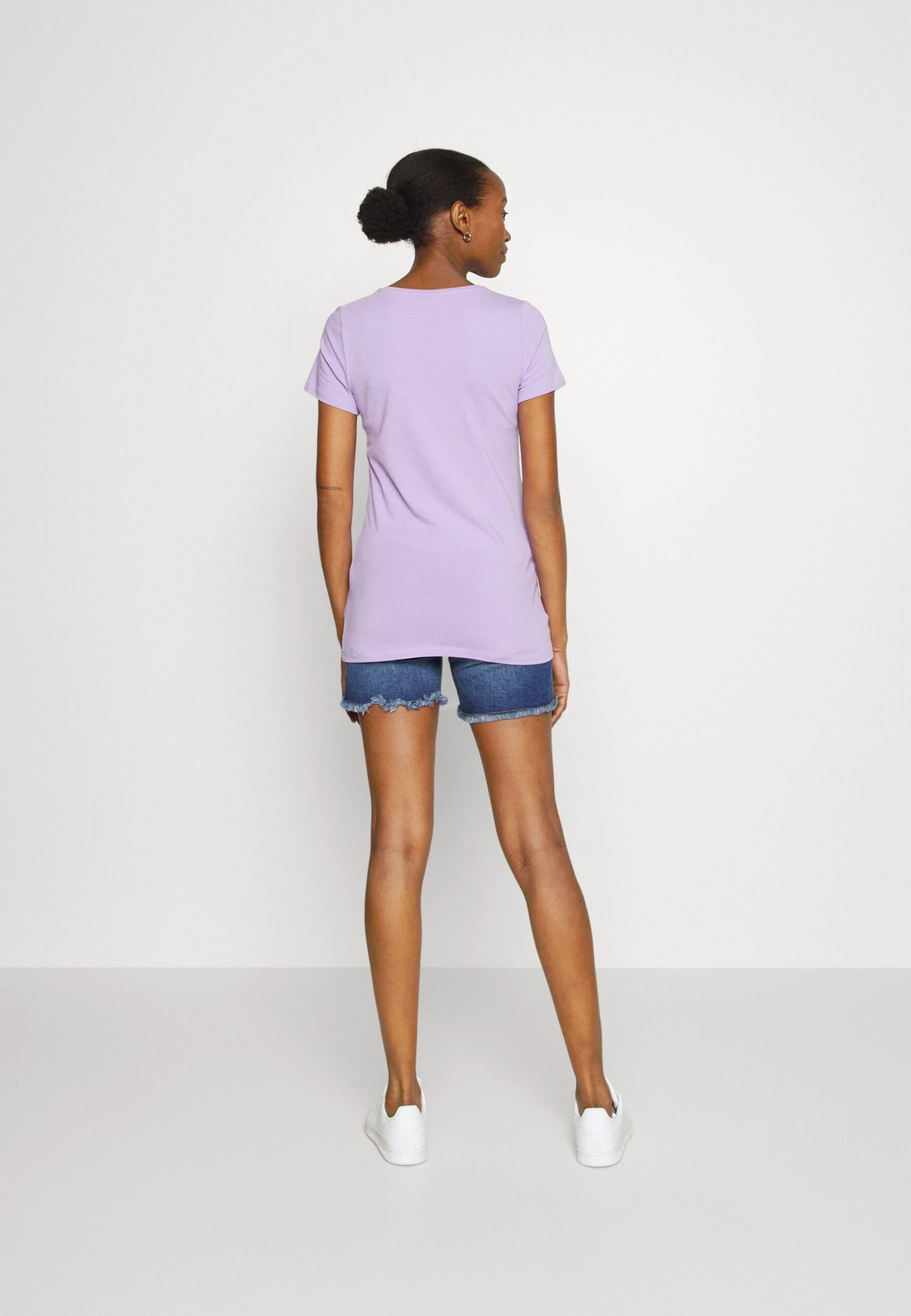 Mamalicious Mlmilow Destroyed - Short En Jean - Dark Blue Denim 5 Mamalicious Mlmilow Destroyed - Short En Jean - Dark Blue Denim – Image 3