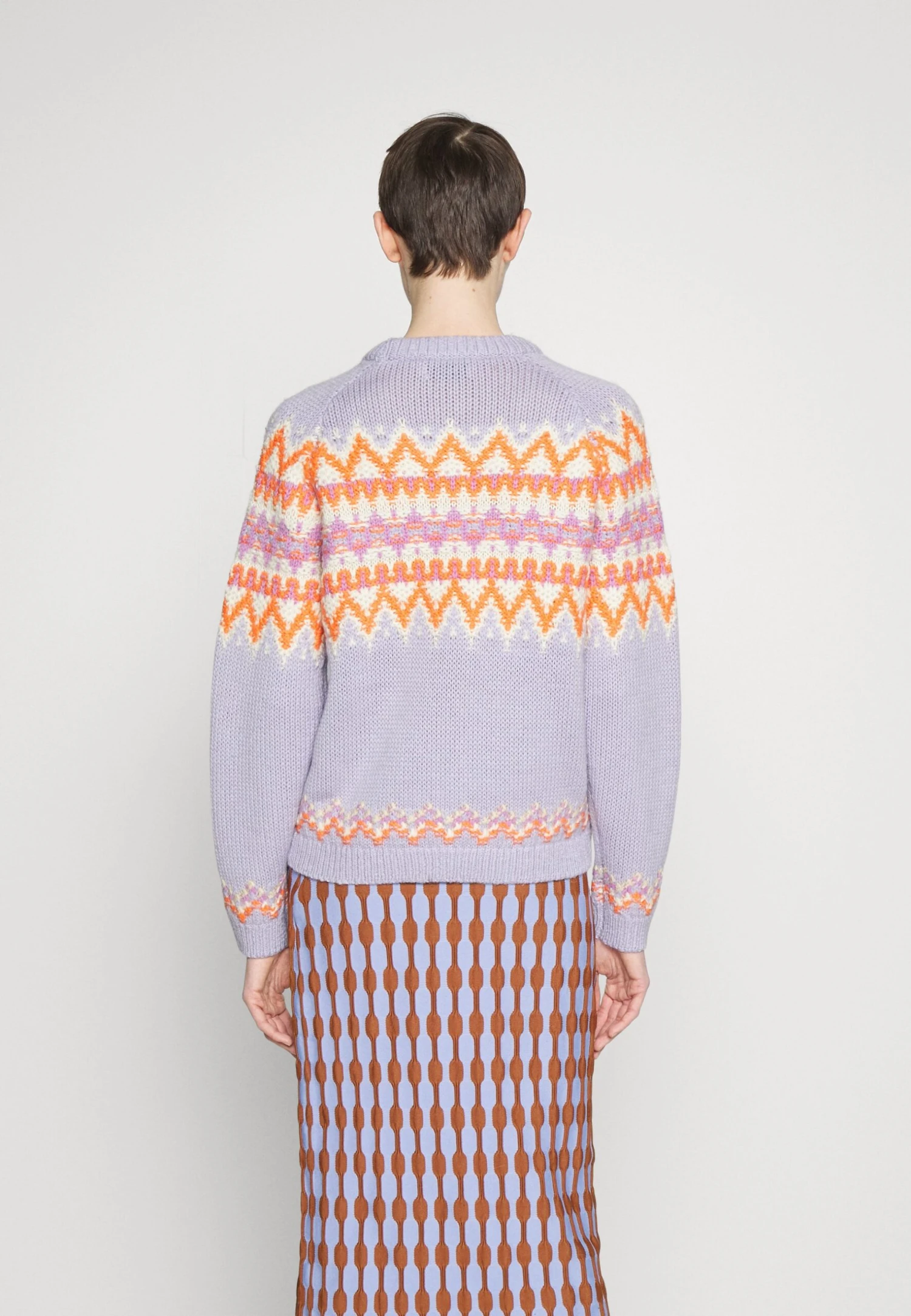 Fairisle Coach Ski - Pullover - Lilac 5 Fairisle Coach Ski - Pullover - Lilac – Image 3