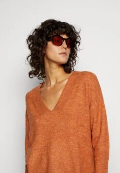 TOM TAILOR Denim Cosy V-Neck - Pullover - Rusty Amber -Next Soldes 0da59ea7a8aa47babfe8c110870ce96d