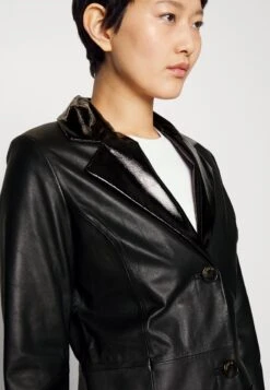 Lydia Long - Trench - Black Napa Shinny -Next Soldes 0e095369730d4546b29c9eadde0065ed