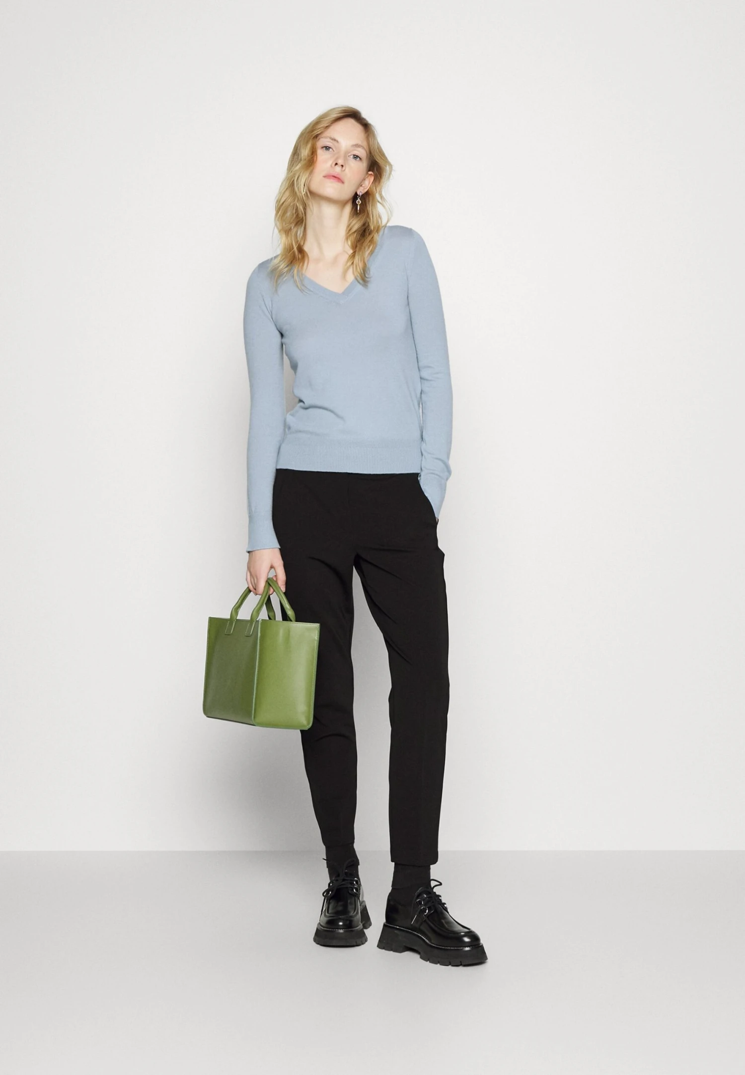 Max Mara Leisure Folgore - Pullover - Azzurro 4 Max Mara Leisure Folgore - Pullover - Azzurro – Image 2