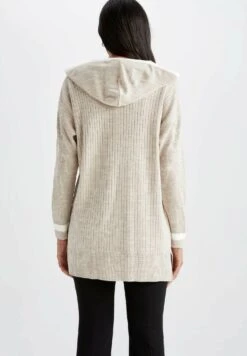 DeFacto Regular Fit - Sweat À Capuche - Beige -Next Soldes 0f8fb2365a8e4f2f8451ebb7e7ed5efe