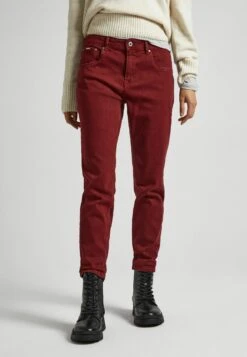 Pepe Jeans Jean Slim - Burgundy Red