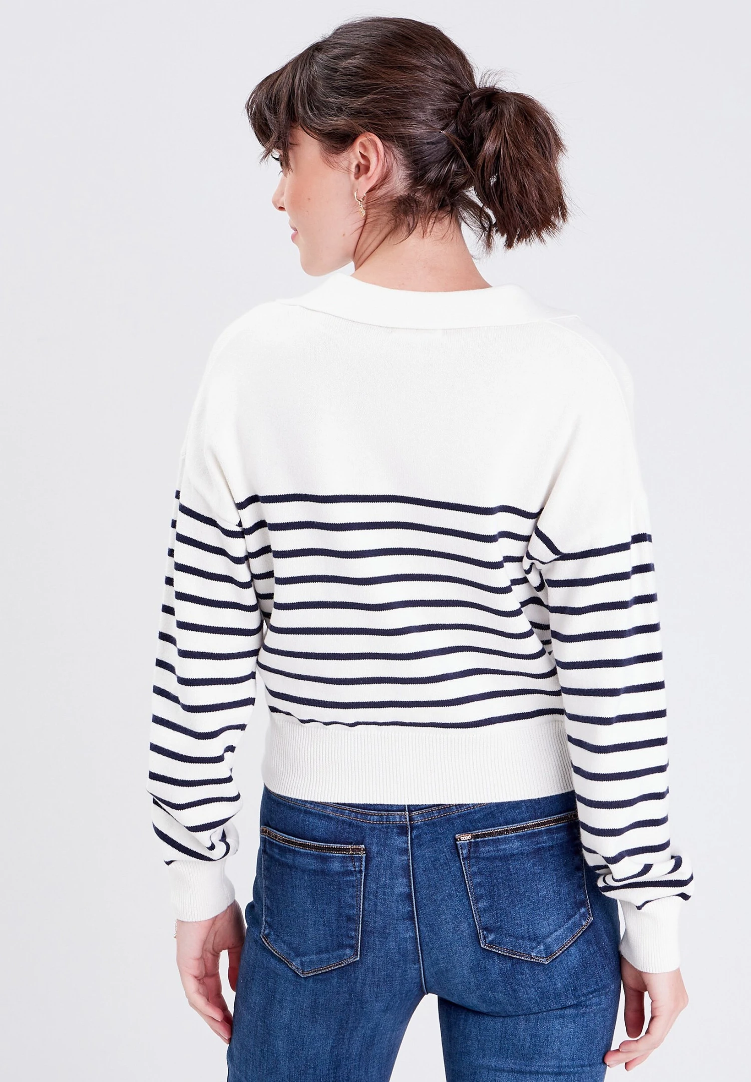 Mit Polokragen - Pullover - Ecru 5 Mit Polokragen - Pullover - Ecru – Image 3