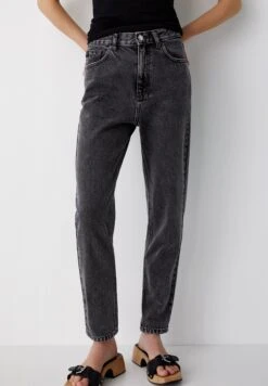 PULL & BEAR Jean Droit - Dark Grey