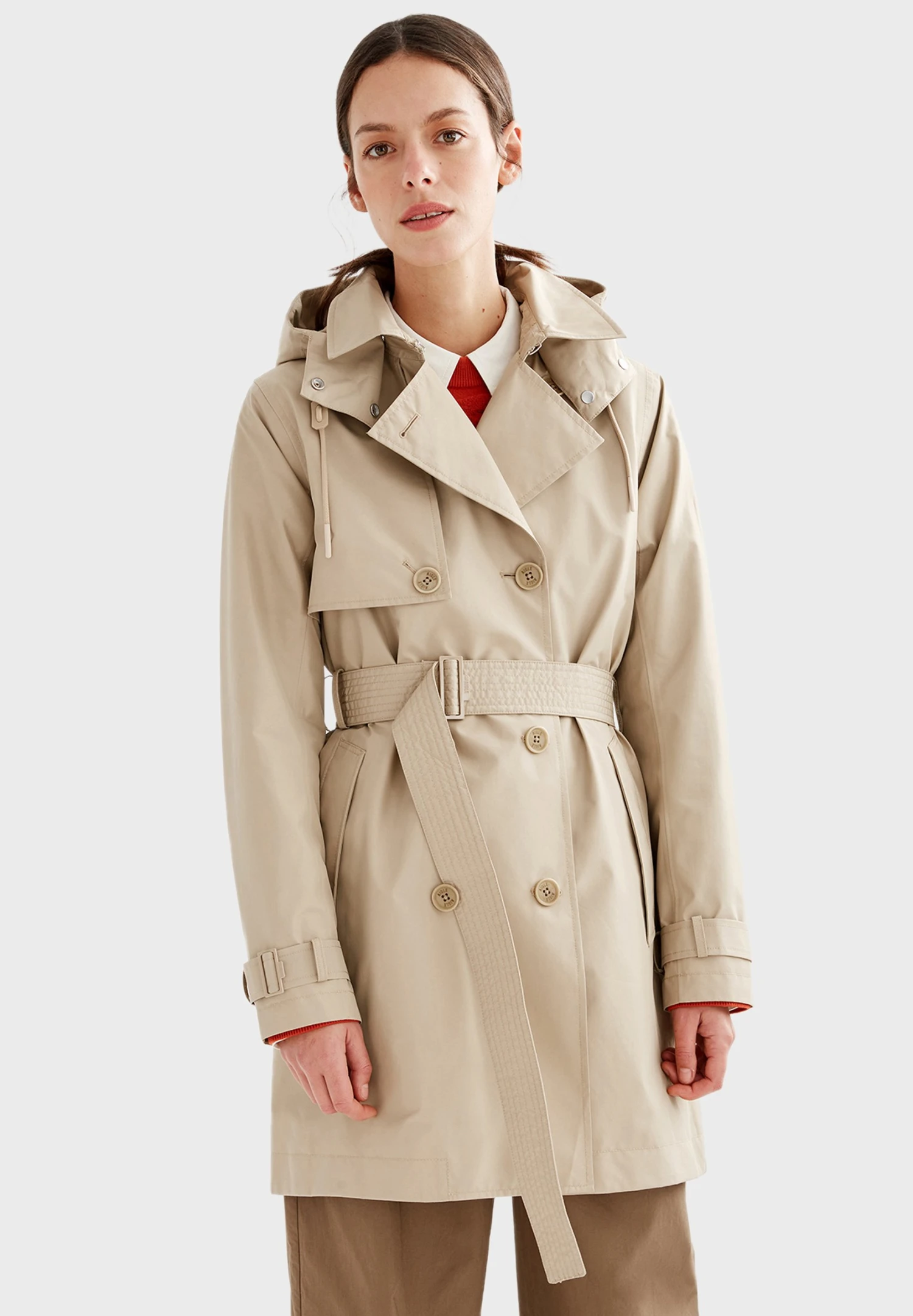 Aigle Aiw22Wout005 - Trench - Beige 3 Aigle Aiw22Wout005 - Trench - Beige