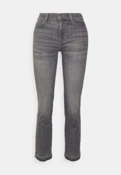7 For All Mankind The Crop Soho - Jean Droit - Grey -Next Soldes 165eea3f5c4c4edebfb735ff016d794c