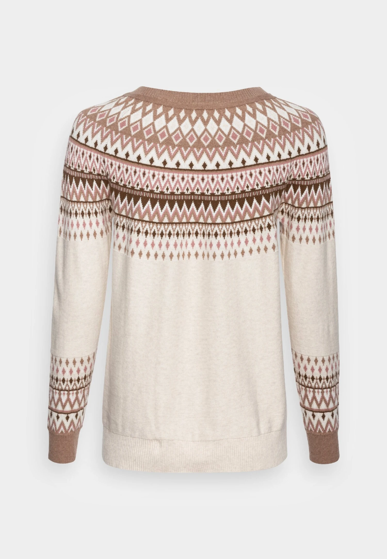 ESPRIT F Sus Jacquard - Pullover - Sand 4 ESPRIT F Sus Jacquard - Pullover - Sand – Image 2