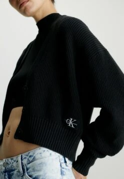 Calvin Klein Jeans Cropped - Gilet - Ck Black 10 Calvin Klein Jeans Cropped - Gilet - Ck Black -Next Soldes 16b382eec6914a4ea04cb4ae320da996