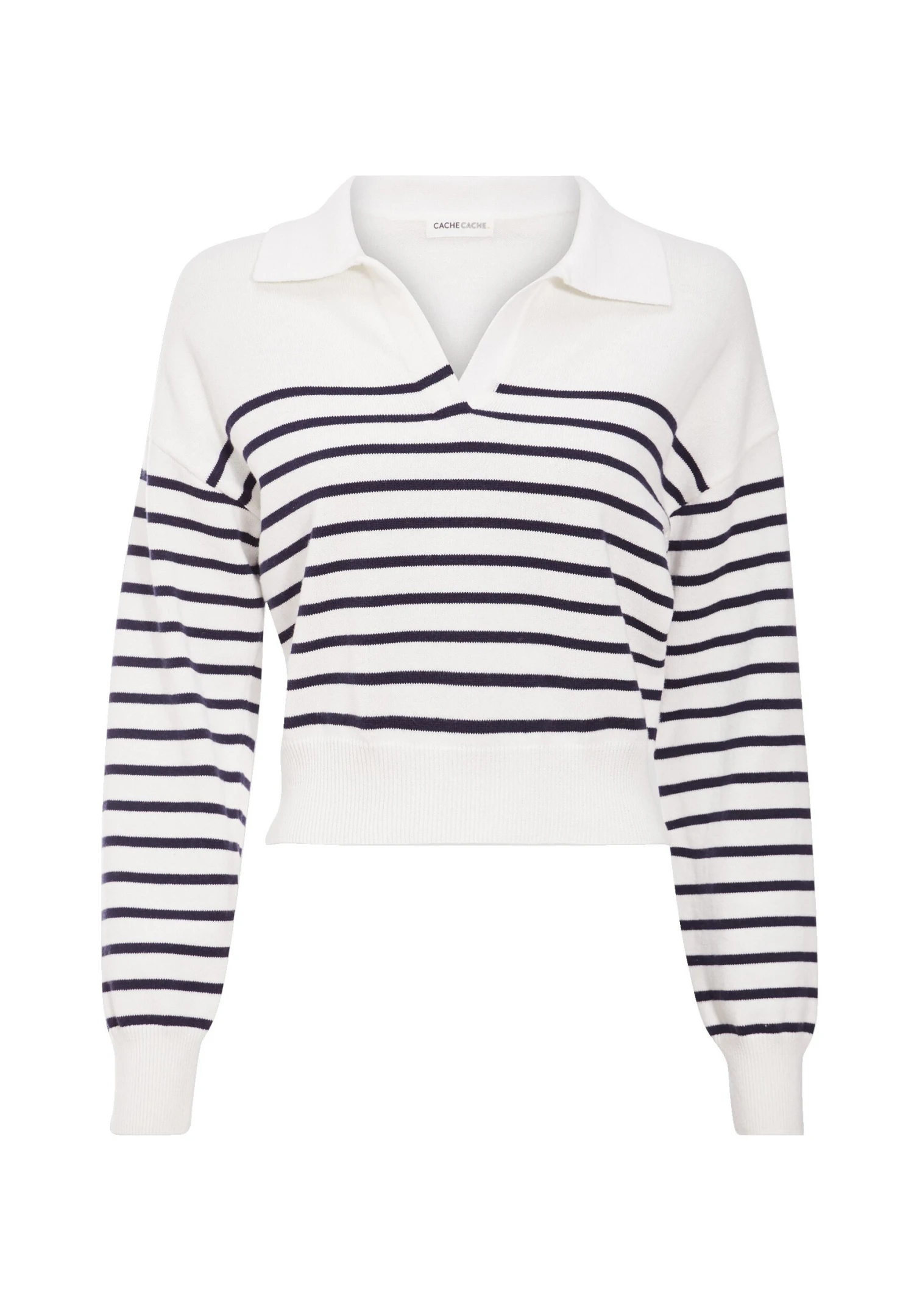 Mit Polokragen - Pullover - Ecru 7 Mit Polokragen - Pullover - Ecru – Image 5