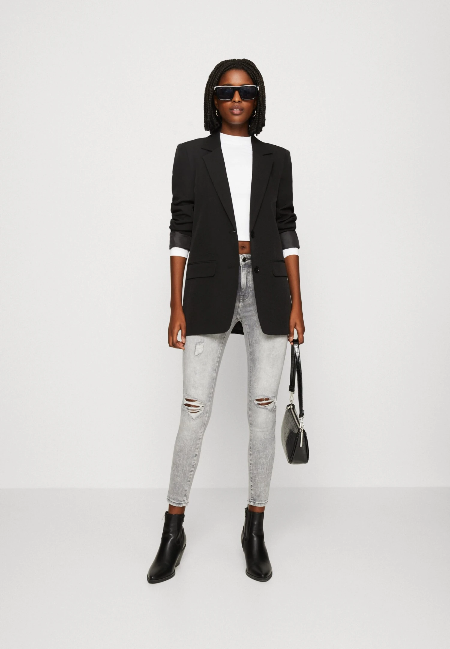 Vila Vikamma Noos - Manteau Court - Black 4 Vila Vikamma Noos - Manteau Court - Black – Image 2