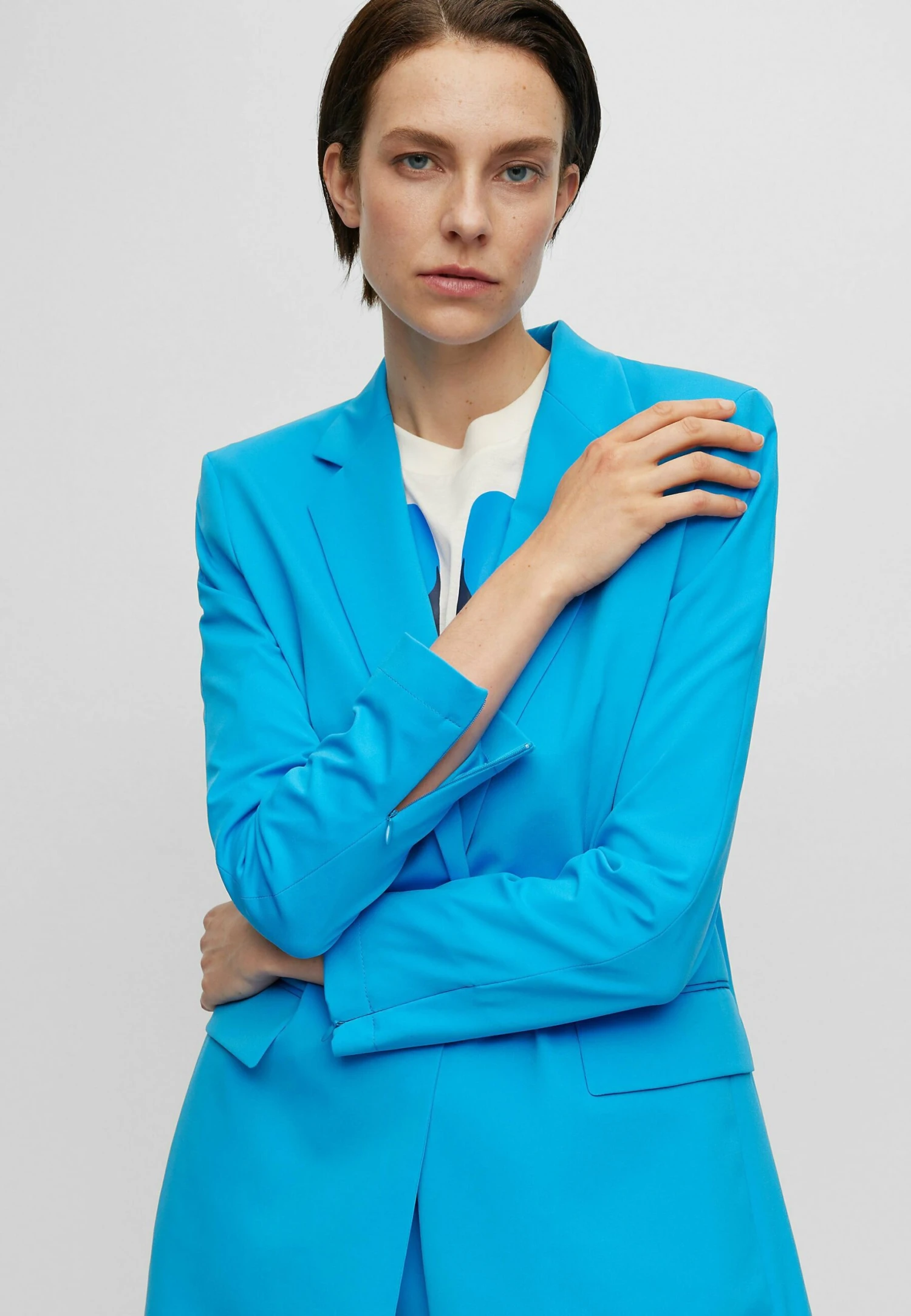 Boss Jexotta - Manteau Court - Blue Nineteen 7 Boss Jexotta - Manteau Court - Blue Nineteen – Image 5