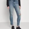 Calvin Klein Jeans High Rise Super Skinny Ankle - Jeans Skinny - Denim Light -Next Soldes 1936c5db5bec491bb114a416822b7d3c