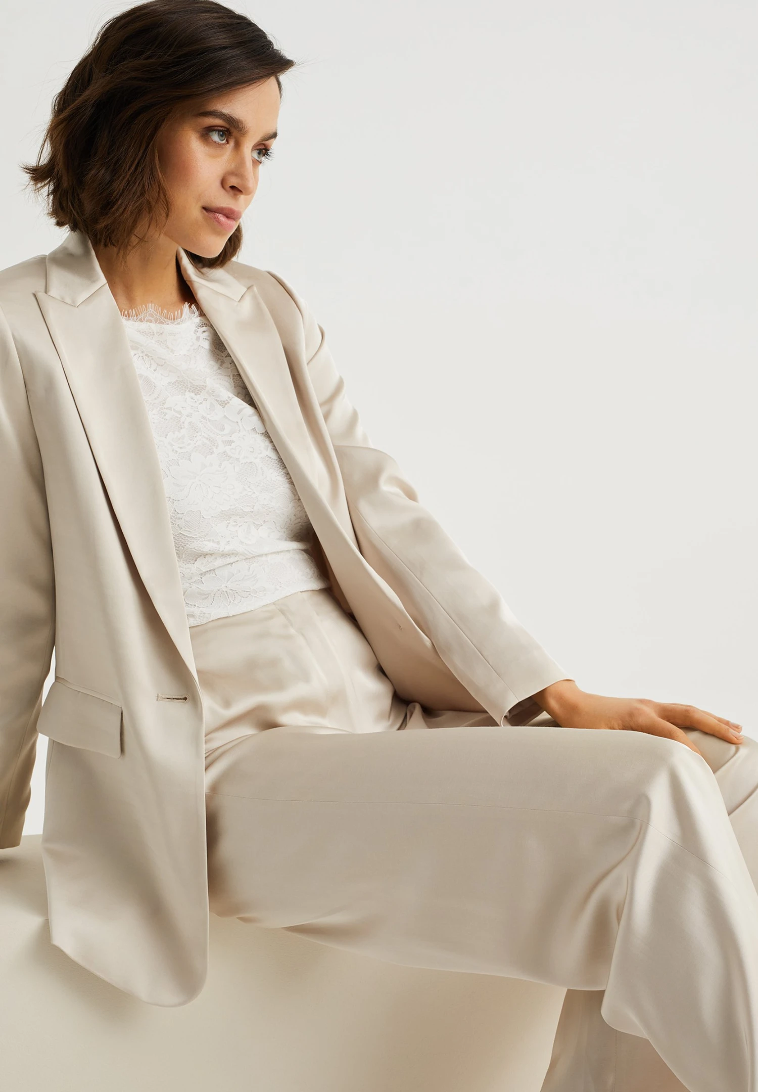 WE FASHION Manteau Court - Beige 6 WE FASHION Manteau Court - Beige – Image 4