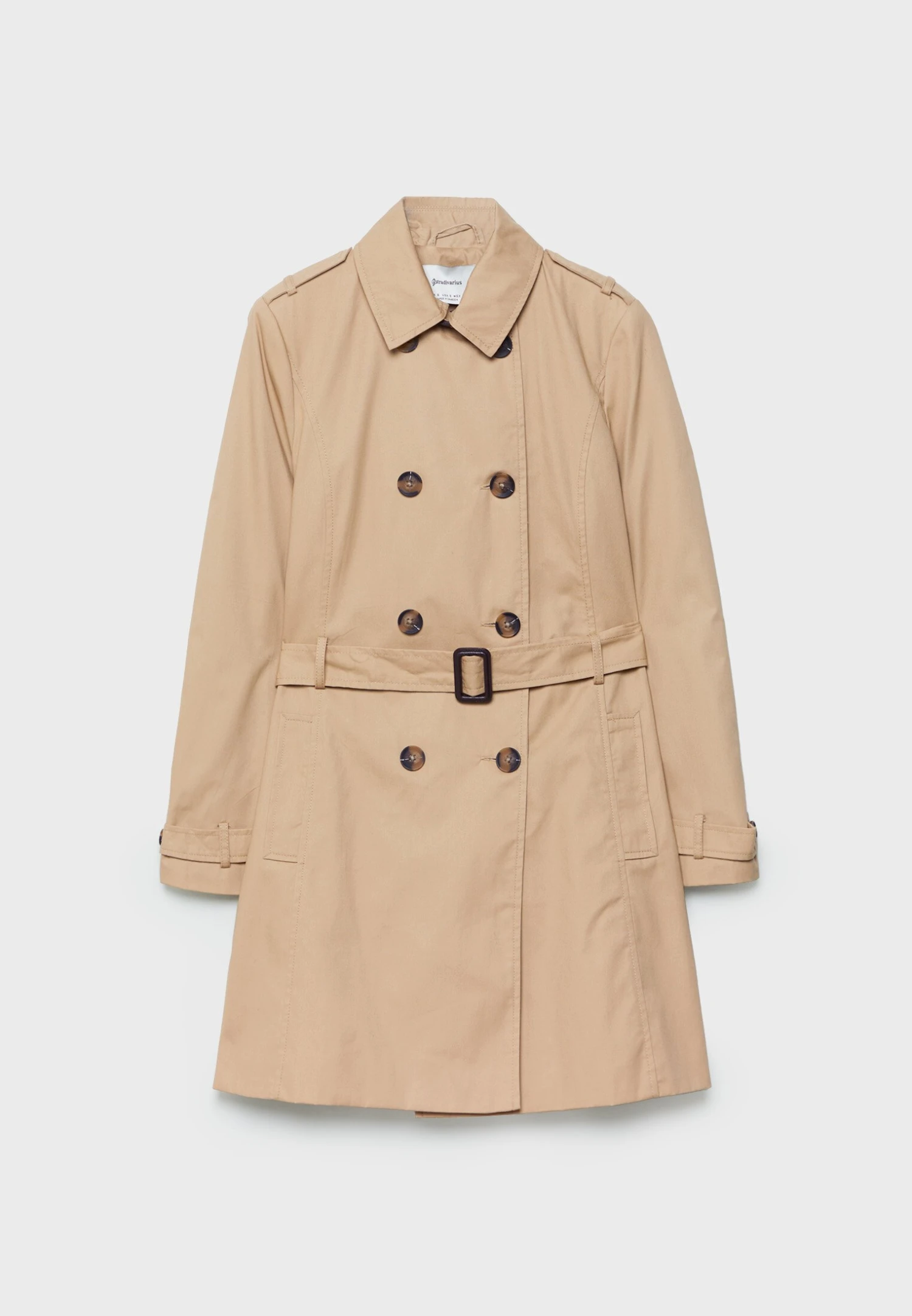 Stradivarius Trench - Ochre 8 Stradivarius Trench - Ochre – Image 6