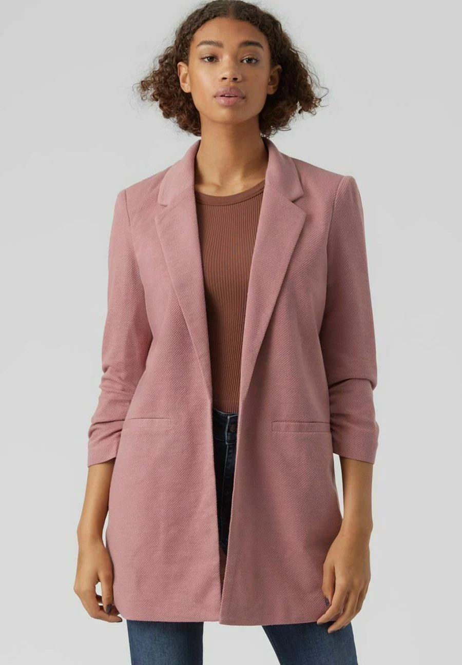 Vero Moda Vmrica Long Blazer - Manteau Court - Nostalgia Rose 3 Vero Moda Vmrica Long Blazer - Manteau Court - Nostalgia Rose