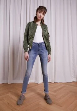 Replay Newluz Hyperflex Bio - Jeans Skinny - Medium Blue