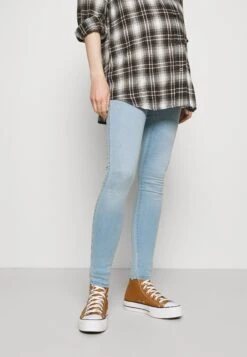 ONLY MATERNITY Olmroyal Life - Jeans Skinny - Light Blue Denim
