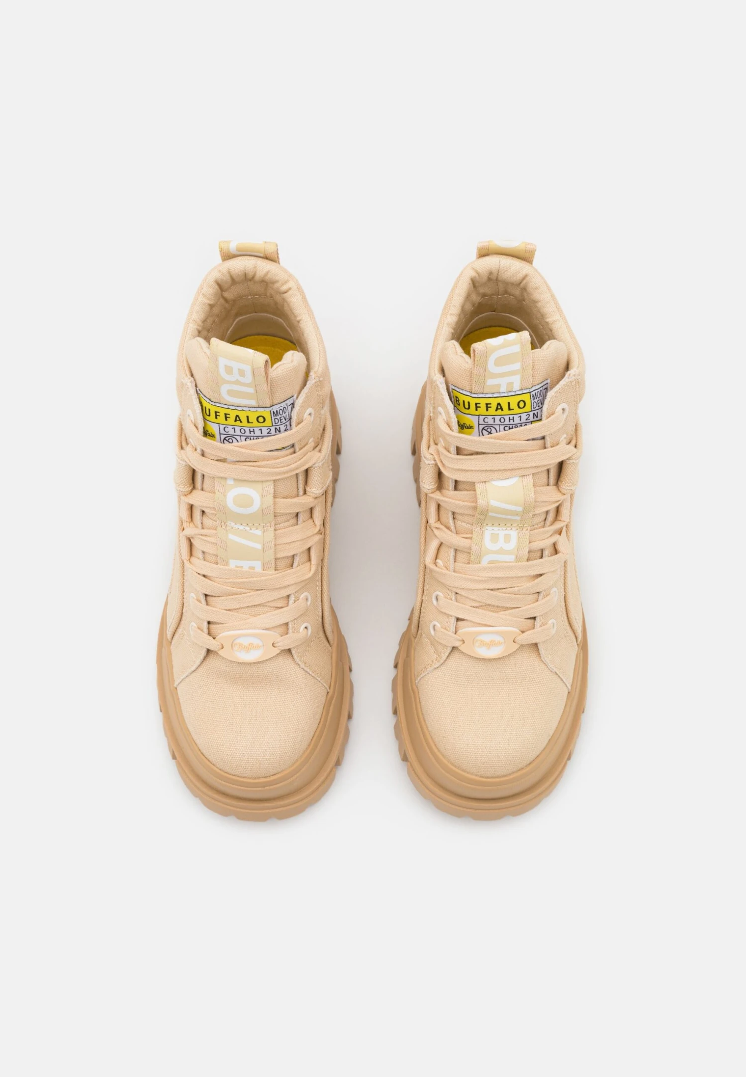 Buffalo Vegan Aspha Mid - Bottines À Plateau - Beige 8 Buffalo Vegan Aspha Mid - Bottines À Plateau - Beige – Image 6