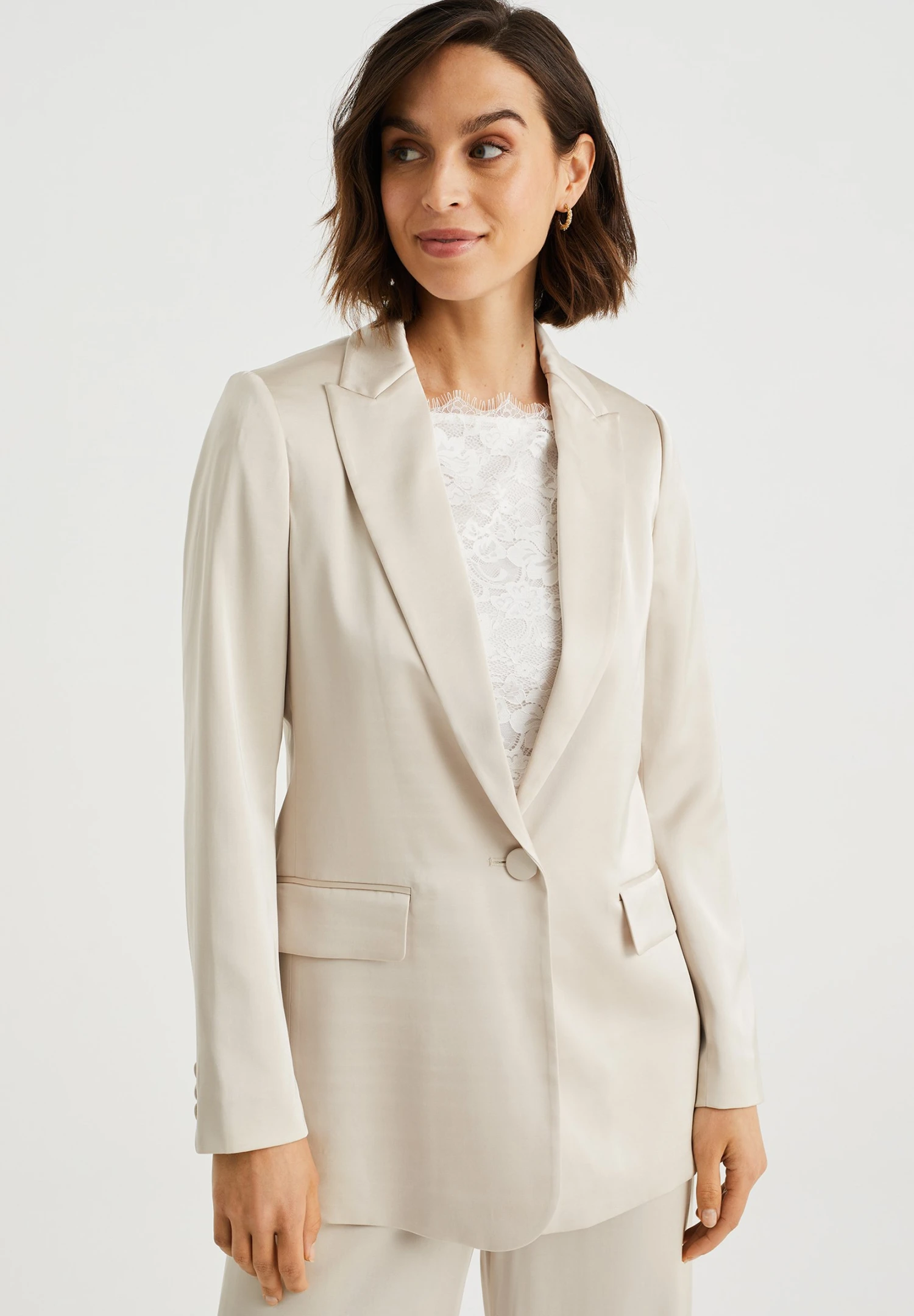 WE FASHION Manteau Court - Beige 3 WE FASHION Manteau Court - Beige