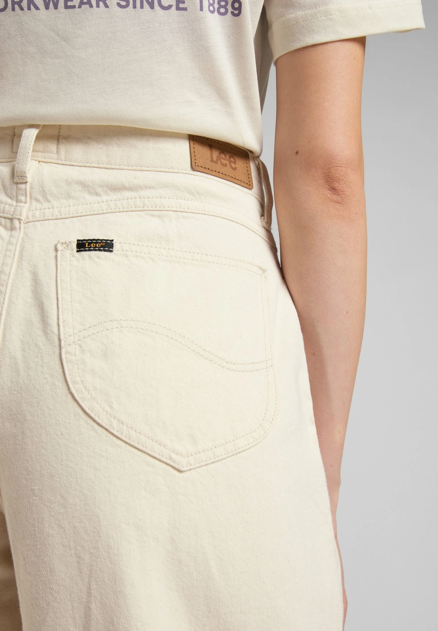 Lee Stella - Jean Boyfriend - Ecru 7 Lee Stella - Jean Boyfriend - Ecru – Image 5