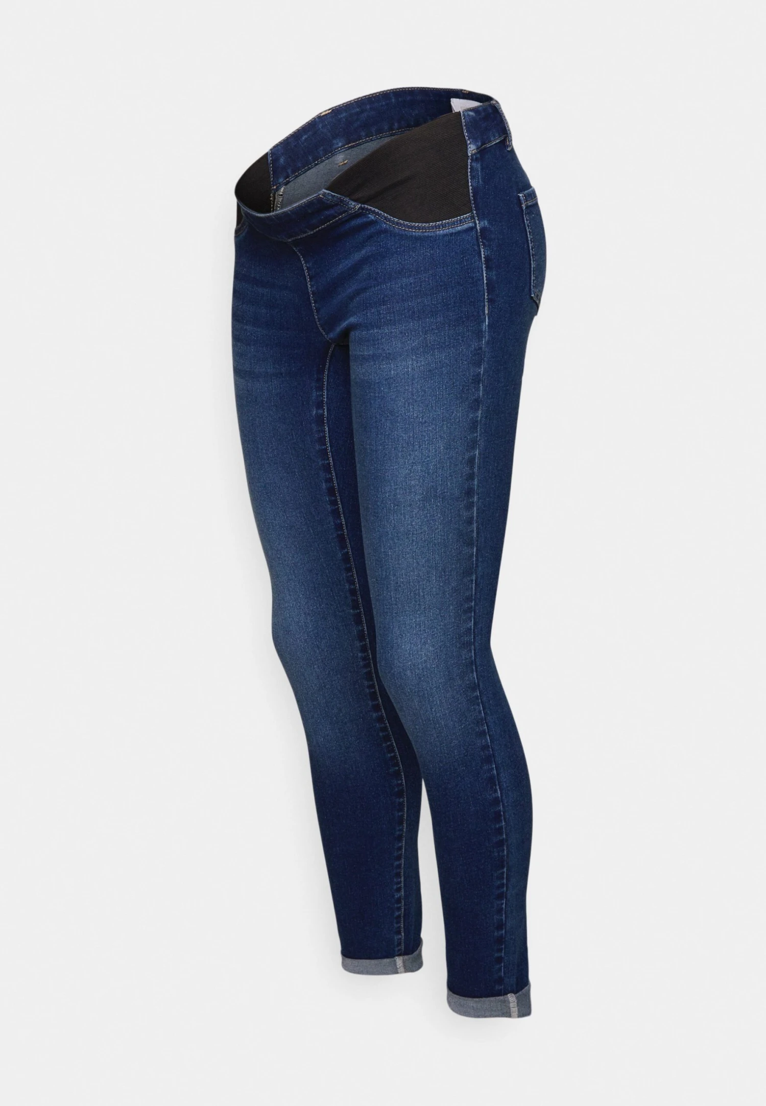 Mamalicious Mlakin Skinny Turn Up - Jegging - Medium Blue Denim 6 Mamalicious Mlakin Skinny Turn Up - Jegging - Medium Blue Denim – Image 4