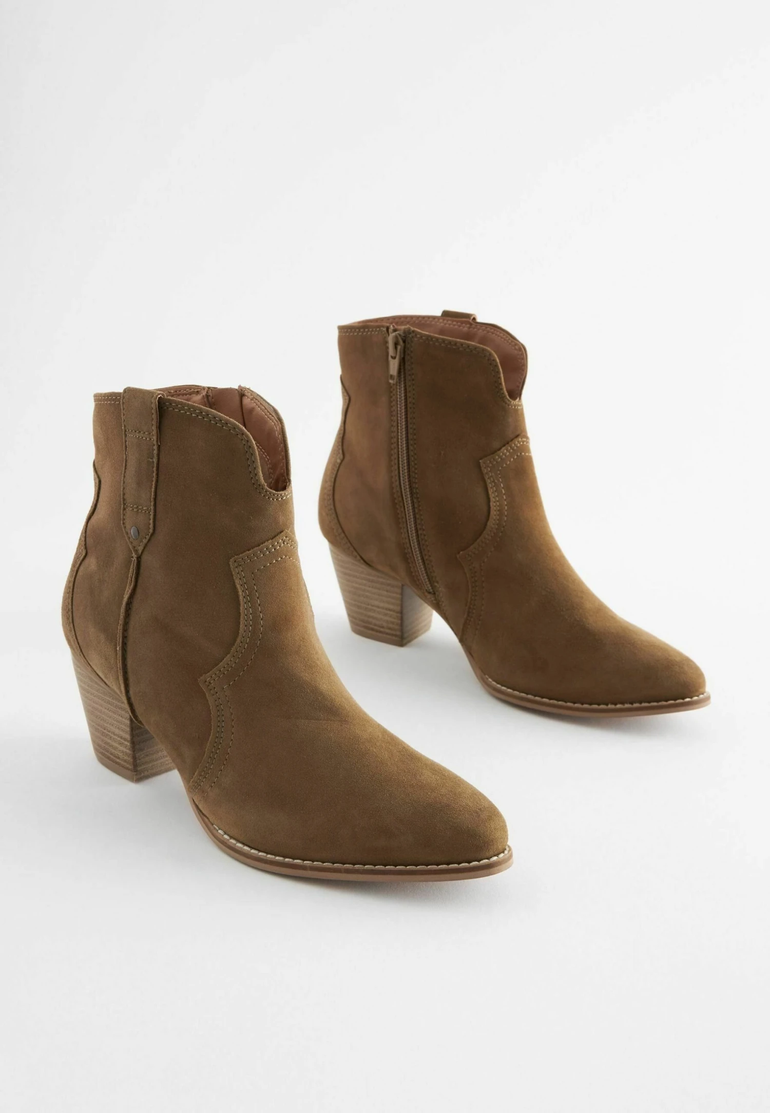 Next Forever Comfort Western Regular Wide Fit - Santiags - Tan Brown 5 Next Forever Comfort Western Regular Wide Fit - Santiags - Tan Brown – Image 3