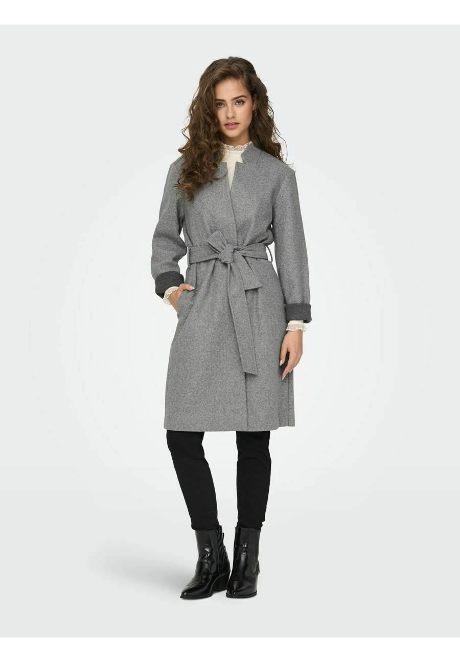 ONLY Einfarbiger - Manteau Classique - Medium Grey Melange 3 ONLY Einfarbiger - Manteau Classique - Medium Grey Melange