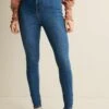 Next High Rise Stretch - Jeans Skinny - Denim Dark Blue -Next Soldes 2bbeadc051674e09b09b4183cbdc3faf