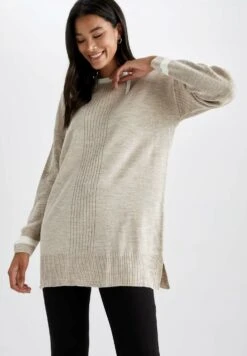 DeFacto Regular Fit - Sweat À Capuche - Beige