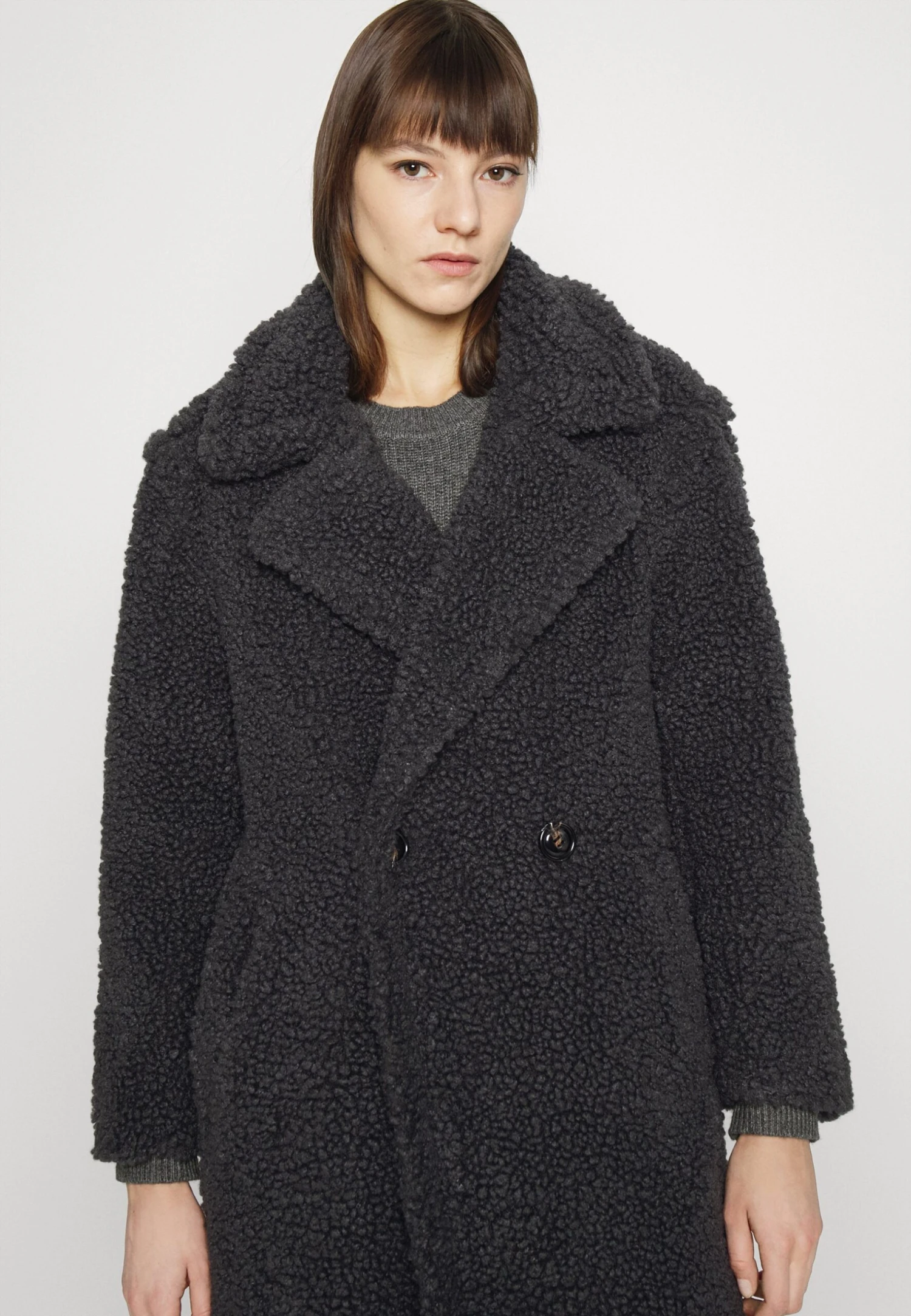 Ugg Gertrude Long Coat - Manteau D'Hiver - Ink Black 6 Ugg Gertrude Long Coat - Manteau D'Hiver - Ink Black – Image 4