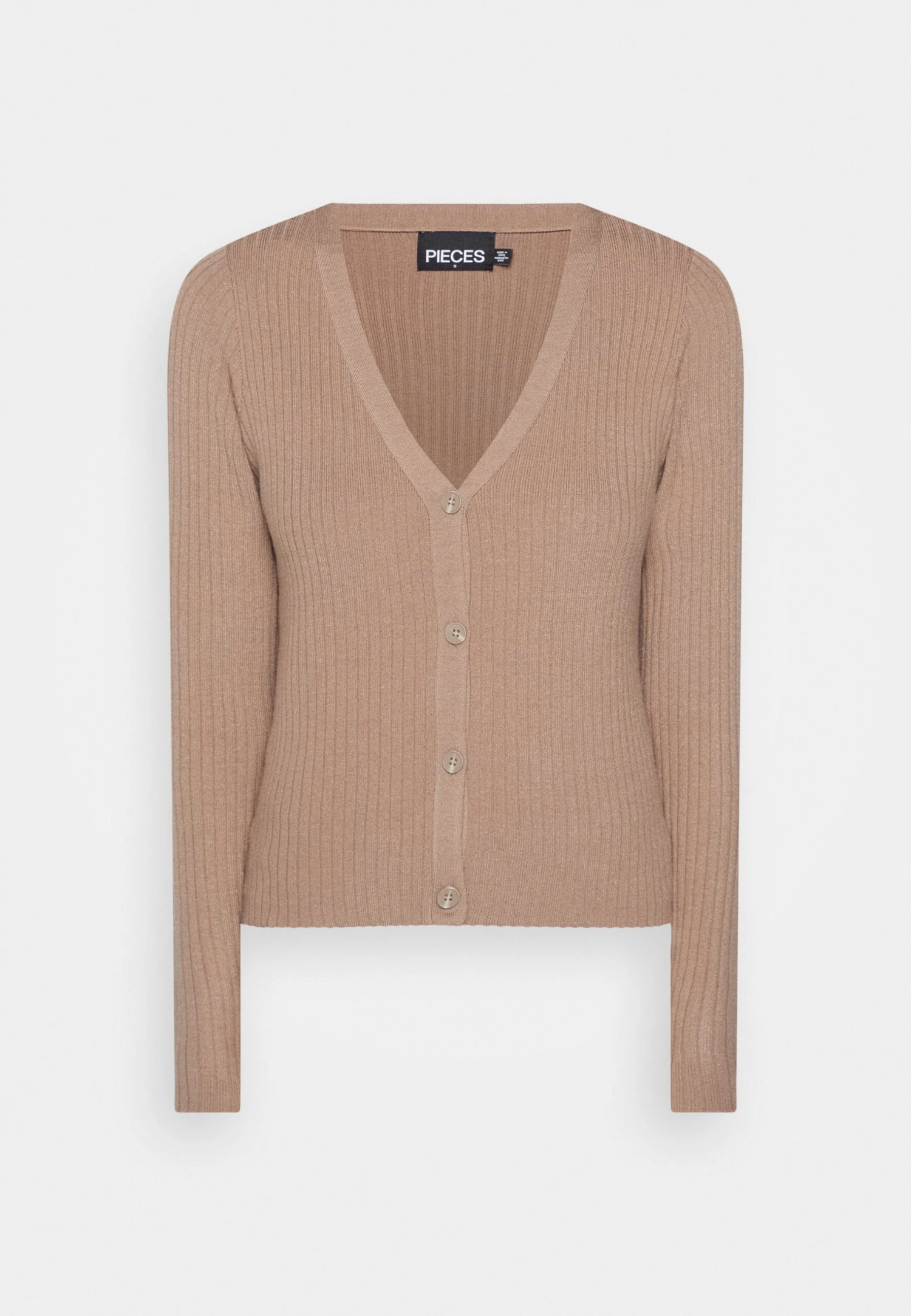 Pieces Pccrista - Gilet - Fossil 7 Pieces Pccrista - Gilet - Fossil – Image 5