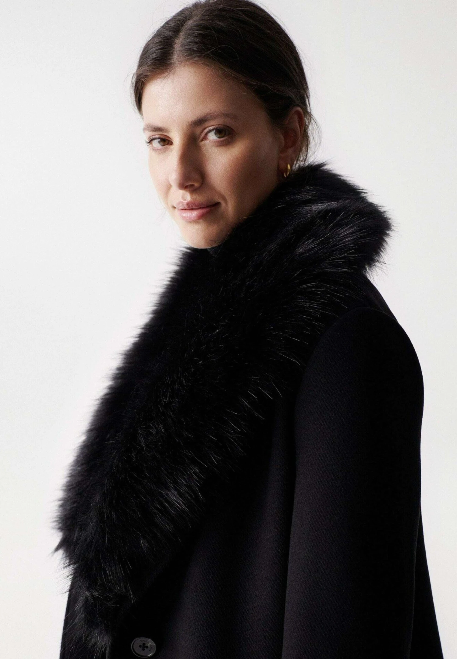 Lisboa - Manteau Classique - Black 6 Lisboa - Manteau Classique - Black – Image 4