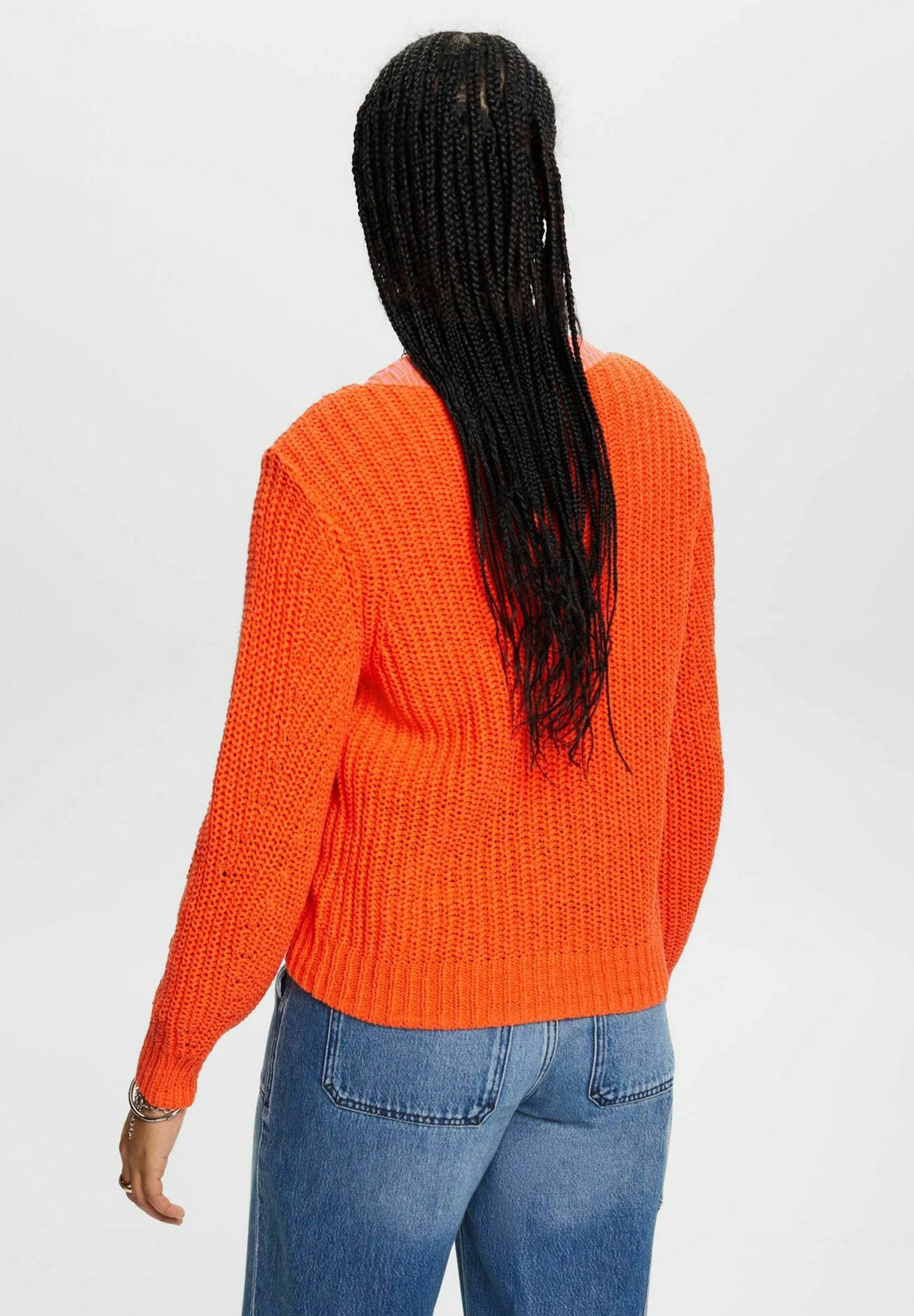 ESPRIT Tape Stitch - Pullover - Orange Red New 5 ESPRIT Tape Stitch - Pullover - Orange Red New – Image 3