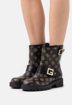 Guess Ragner - Bottines À Plateau - Brown/Ocra