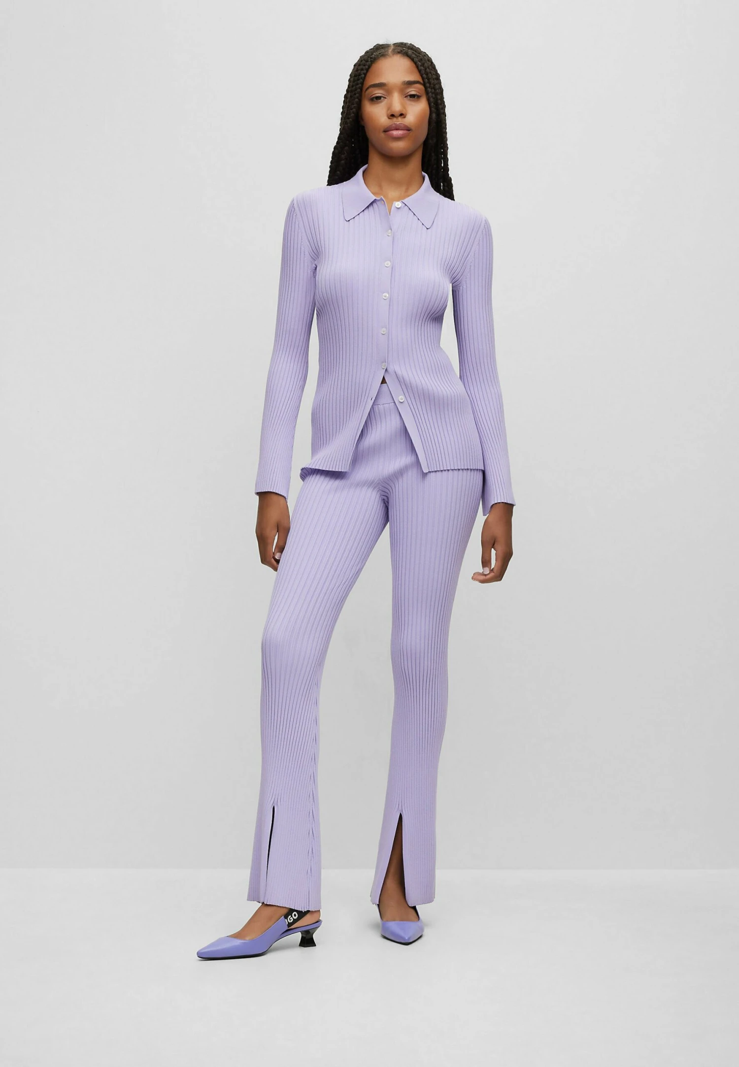 Hugo Sharita - Gilet - Light Purple Four 4 Hugo Sharita - Gilet - Light Purple Four – Image 2