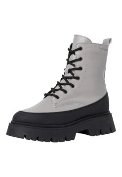 Tamaris Stiefelette - Bottines À Plateau - Grey Lea. Blk -Next Soldes 33ac8d4457154b99845fbfa814c91436